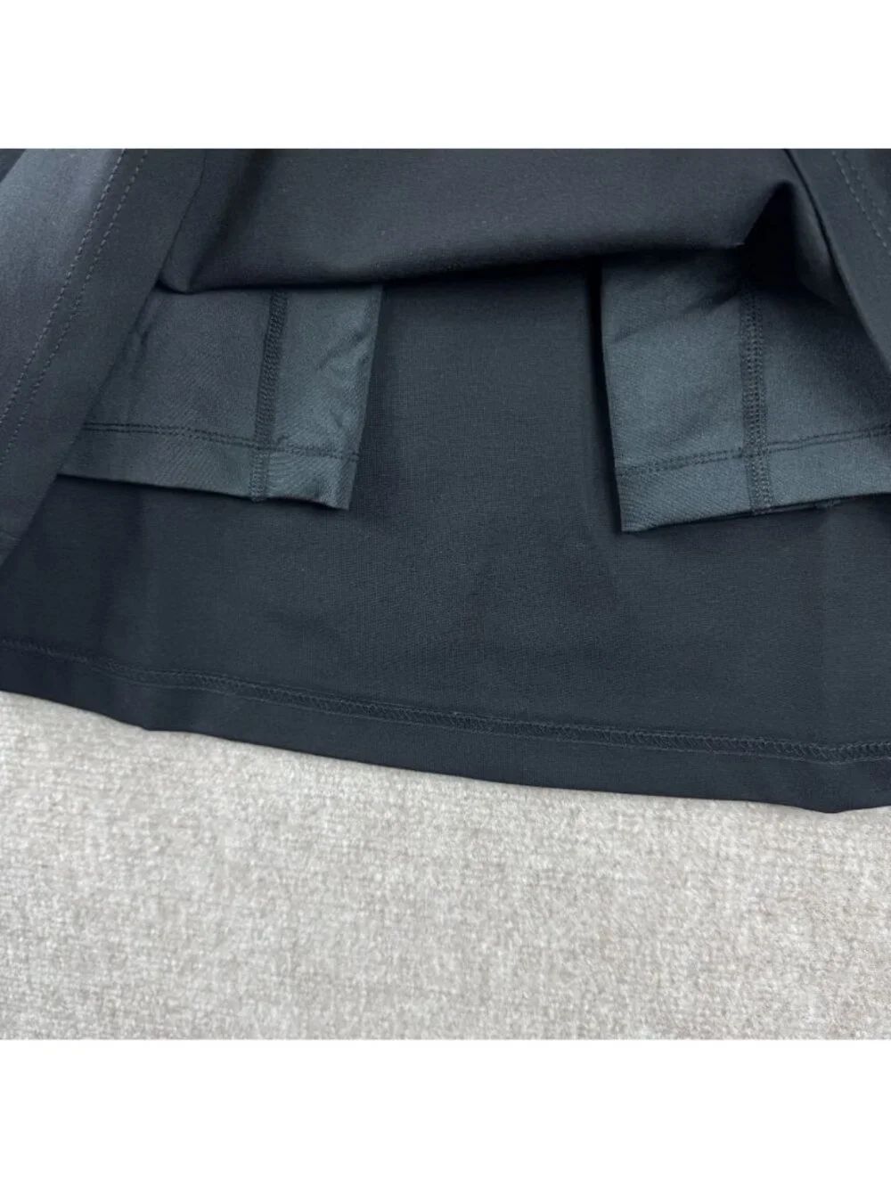 Betabrand A-Line Ponte Skirt Skort Black XS S Pockets Athleisure Work Wear Golf